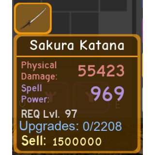 Other Insane Sakura Katana Dq In Game Items Gameflip - pokemon roblox 969