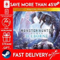Monster Hunter World: Iceborne Digital Deluxe ❗DLC❗ (STEAM GIFT) 🎁🎁🎁 (bonus game 🎮 and a discount 💵 for the next purchase)
