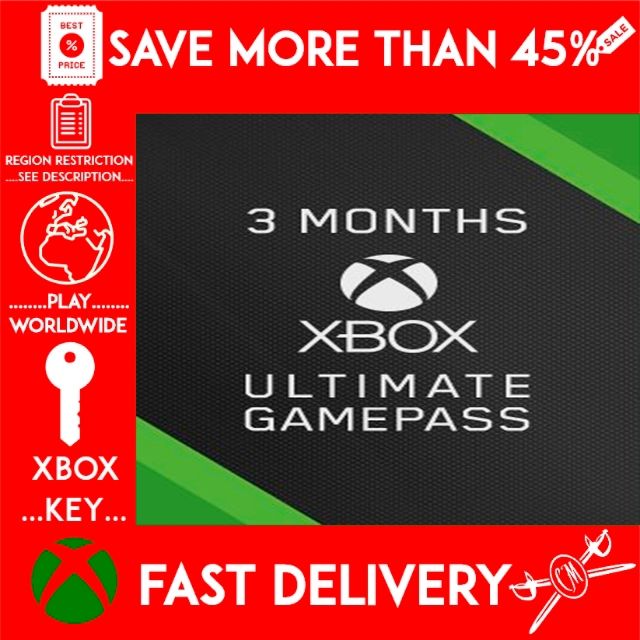 xbox game pass 3 months 1 dollar