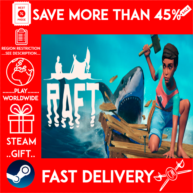 RAFT (STEAM GIFT) 🎁🎁🎁 (get a bonus game 🎮 and a discount 💵 for the next purchase) Steam Games