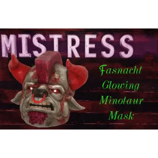 Fasnacht Glowing Minotaur Mask