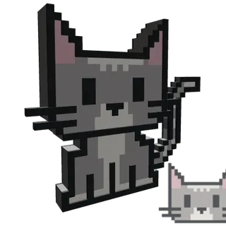 8-bit tabby cat limited roblox