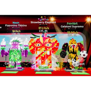 Fortnite Steal The Brainrot Flammino /Strawberry/ Gelatoni x3 Bundle 