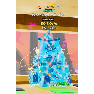 Fortnite Steal The Brainrot Wreckspire Roller Aqua 