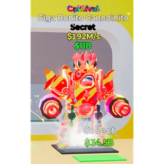 Fortnite Steal the Brainrot Giga Bonito Cannoinito 