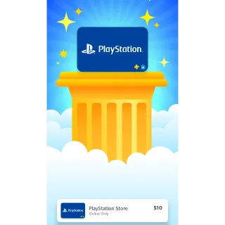 $10.00 USD PlayStation Store