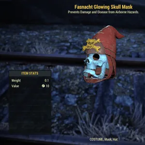 Glowing Skull Mask