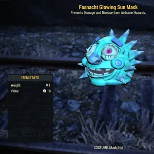 Glowing Sun Mask