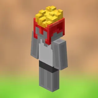 MINECRAFT MCDONALDS FRY HELEMET