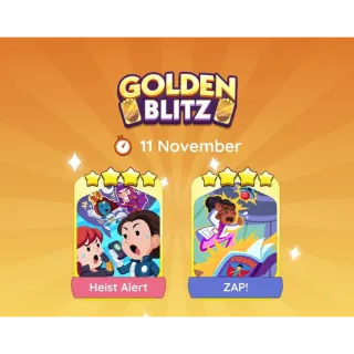 [Gold Stickers] Heist Alert or ZAP!