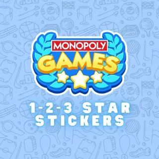 [Monopoly Go] Any 1-3 Star Stickers from First Set