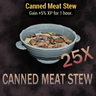 Canned meat stew