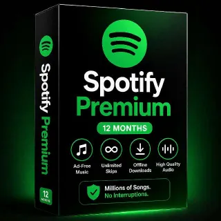 12 Month - Spotify Premium individual plan | Global