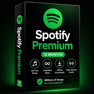 Spotify Premium 12 Months (Individual Plan) | Global | Fast Activation