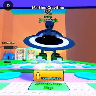 LUCKY Martino Gravitino 5.23 Sp/s ( MAX LVL) - Escape Tsunami For Brainrots