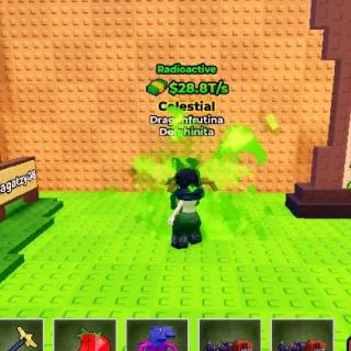 RADIOACTIVE Dragonfruitina Dolphinita 28.8T/s - Kick A Lucky Block