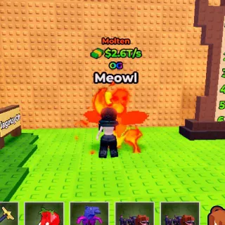 MOLTEN Meowl 2.6T/s - Kick A Lucky Block