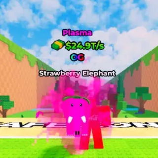 PLASMA Strawberry Elephant 24.9T/s - Kick A Lucky Block