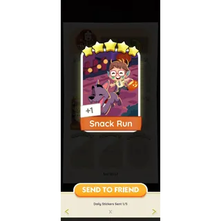Monopoly GO 5 Star - [Set19-5 Snack Run]