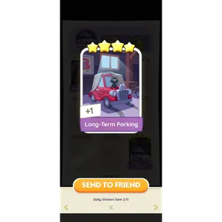 Monopoly GO 4 Star - [Set16-5 Long-Term Parking]