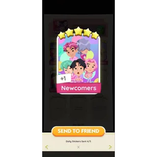 Monopoly GO 5 Star - [Set22-3 NewComers]