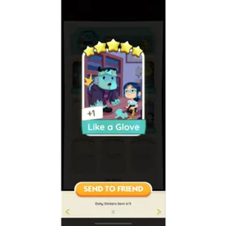 Monopoly GO 5 Star - [Set20-6 Like a Glove]
