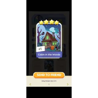 Monopoly GO 4 Star - [Set12-8 Cabin in the Woods]