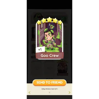 Monopoly GO 5 Star - [Set21-4 Goo Crew]