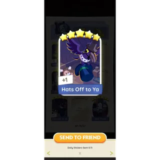  Monopoly GO 5 Star - [Set18-7 Hats Off To Ya]
