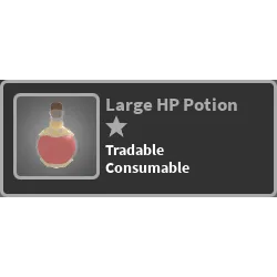 Large HP Potion (Beta Item)