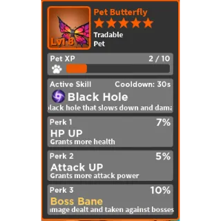 Black Butterfly - Perfect Stats