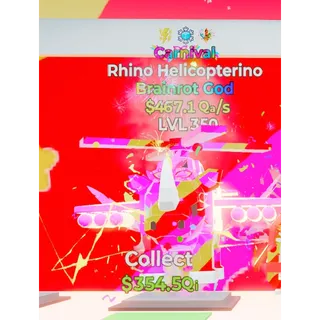 Steal the brainrot Rhino Helicopter 3T