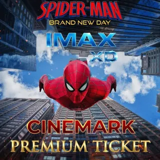 1x Premium Cinemark Movie Ticket For Spider-Man: Brand New Day 2026