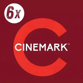 6x Cinemark Movie Tickets (For Standard Format)