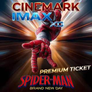 2x Premium Cinemark Movie Tickets For Spider-Man: Brand New Day 2026
