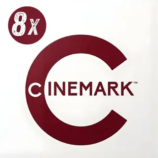 8x Cinemark Movie Tickets (For Standard Format)
