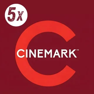5x Cinemark Movie Tickets (For Standard Format)