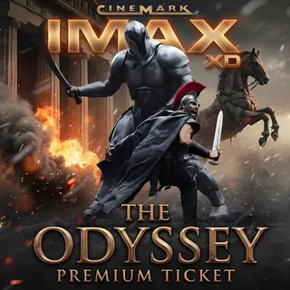 1x Premium Cinemark Movie Ticket for The Odyssey 2026