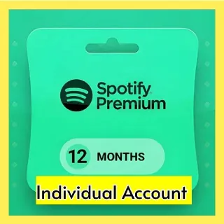12 Month  Spotify Premium individual plan 💯 New Individual Account 💯 1 Year Garrenty