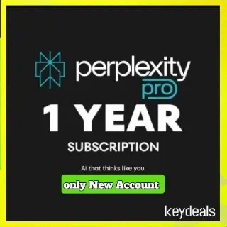 Perplexity AI Pro 1-Year Subscription Key [ 12 Months Perplexity Pro Subscription Key ]