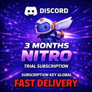 🔵💫Discord Nitro 3 Months + 2 Boosts 💫🔵