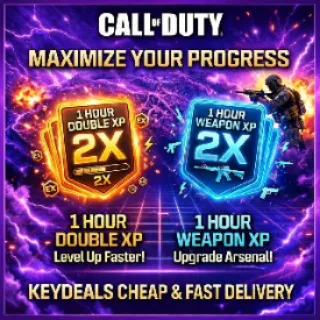 BO7 10 HOURS Double XP  + 10 Hours Weapon XP