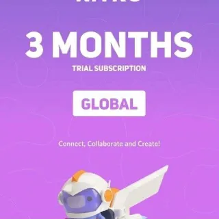 Discord Nitro 3 Months Subscription Gift