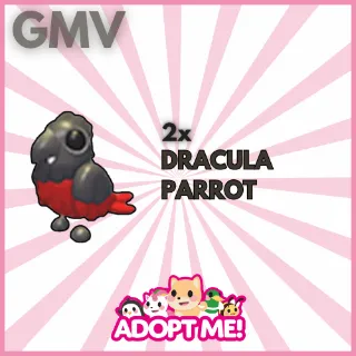 2x DRACULA PARROT