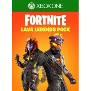 Fortnite Lava Legends Pack xbox