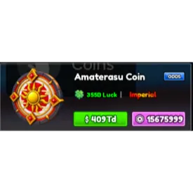 Amaterasu coin | Throw a Coin 