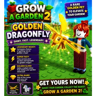 Grow a garden 2 Dragonfly preorder 