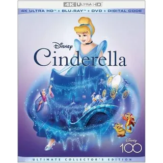 Disney’s Cinderella 1950 4K Digital Code Movies Anywhere
