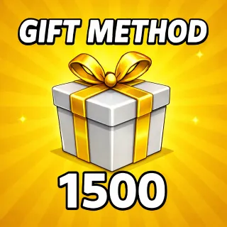 1500 vbucks gift