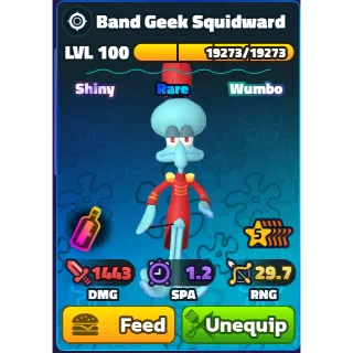 SW BAND GEEK SQUIDWARD 5 STAR